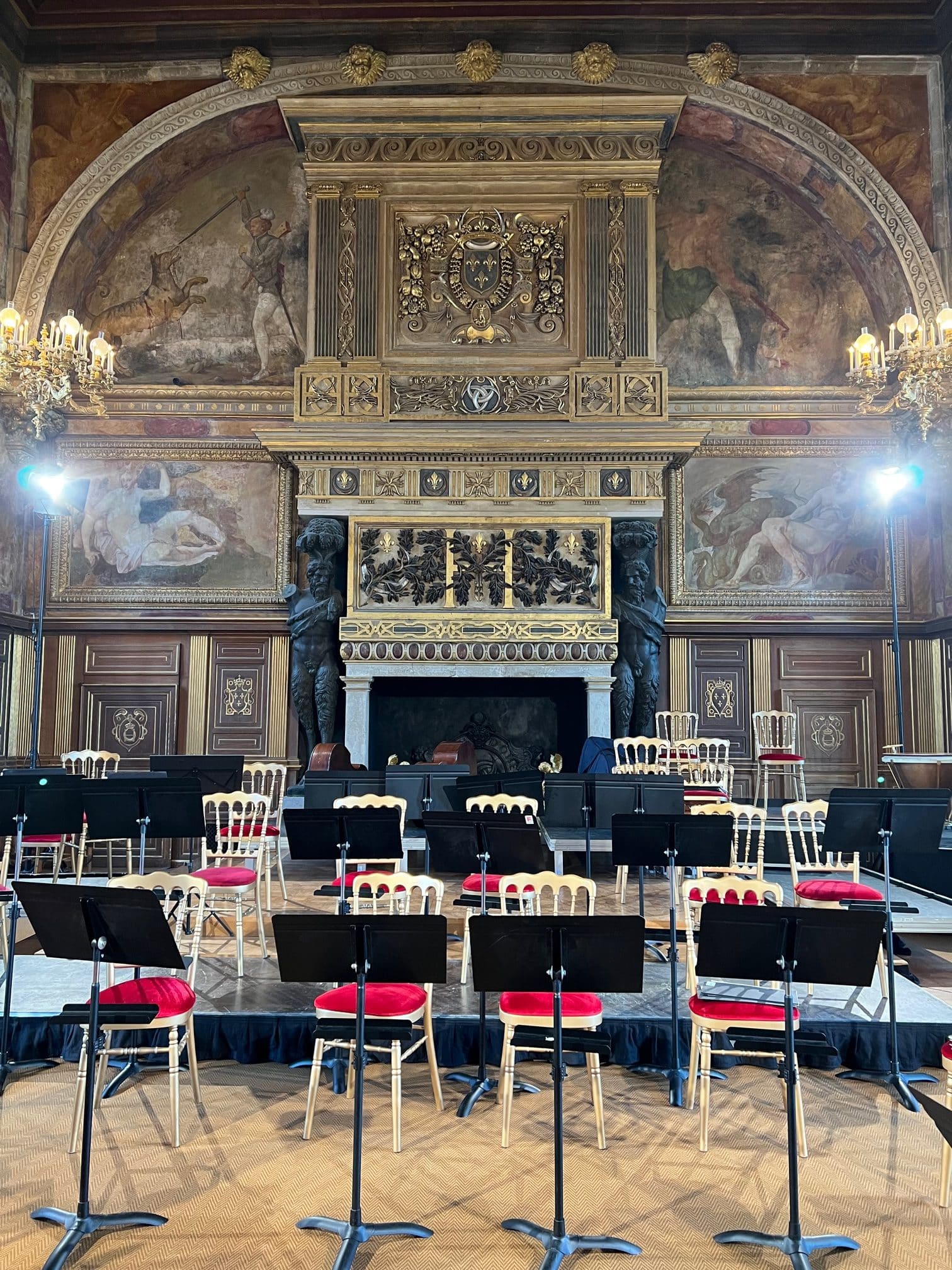 Concerts de musique sous la direction de Thomas Hengelbrock au Château de Fontainebleau